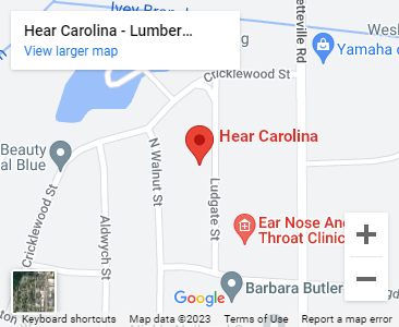 A screenshot of our Lumberton location on Google Maps