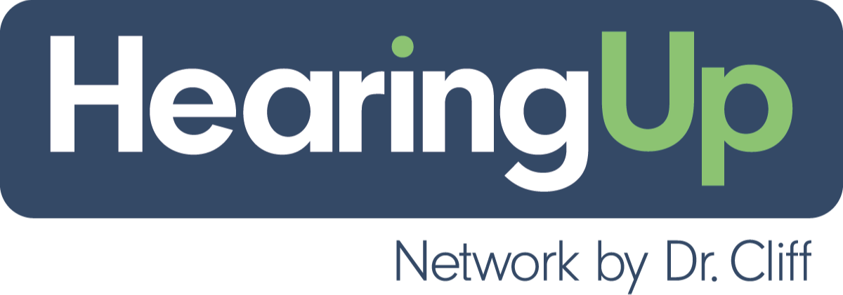 Hearing Up and HearingLoss(dot)com logo